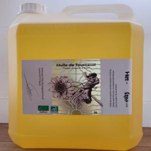 Huile tournesol AB - huiles bonjour--agriculteur en bio depuis 10 ans nous produisons de l'huile de tournesol et de colza sur la ferme. --conditionnement possible - ----- bidon 5 litres --- bidon 3 litres --- bouteille 1 litres 