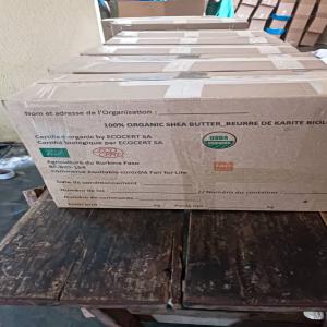 Shea butter  - fat 40t of certified organic shea butter available at 2500/kg delivered ouaga. it is also possible for the customer to collect from the processing plant. seriously interested,  get the number and contact us to move forward. thanks - 2, 500, 000 fcfa/t - ouagadougou,  burkina faso - 40t ecocert certified