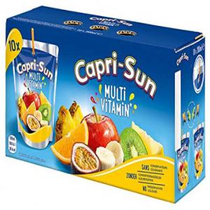 caprisun multivitamine 20cl x 4 x10 - boissons non alcolisée nous vendons caprisun 20cl x 4 x 10--colisage- 40 unités/pack; 81 packs/ palette 66 palettes disponible--différents goûts disponibles--9.10€ sans transport 