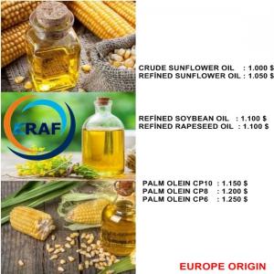 EDIBLE- COOKING - VEGETABLE OILS - olis we can suply  refined and crude  oil malaysian origin--021- corn oil refined @ usd $820 /mt--002- soybean oil refined @ usd $870 /mt--012- soybean oil crude @ usd $820 /mt--031- palm oil refined rbd @ usd $770 /mt--loi+cis/fco/spa