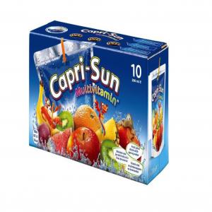 CAPRISUN 10 20 cl - boissons non alcolisée caprisun 10*20 cl  2, 50€--boisson aux jus de fruits et à l'eau de source,  avec vitamine c. pack contenant 10 mini-poches de 20cl.--disponible en stocks dans toute l'ile de france--le prix comprend la livraison et d'autres destinations possibles sur devis.