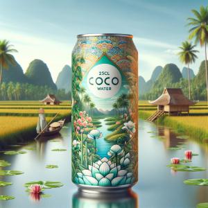 Eau de coco Label privé - Coconut Water 25cl 33cl - boissons non alcolisée l'eau de coco haut de gamme - une révolution dans l'import-export--dans le monde dynamique de l'import-export,  l'eau de coco se distingue par sa fraîcheur et ses bienfaits pour la santé,  devenant rapidement un produit de choix sur le marché international. nous sommes fiers