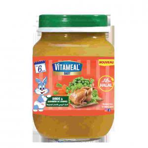 Petit Pot Bébé DINDE & JARDINI7RE DE LEGUMES 190g - viandes et oeufs une saveur exceptionnelle de nos petits pots mixtes qui encouragera votre bébé à découvrir le bon goût des aliments à partir de ses 6 mois.--nos matières premières sont sélectionnées avec le plus grand soin pour nourrir votre b&eac