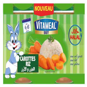 Cavaliers VM CAROTTES Riz  2*120g - fruits et légumes une saveur exceptionnelle de nos petits pots mixtes qui encouragera votre bébé à découvrir le bon goût des aliments.--nos matières premières sont sélectionnées avec le plus grand soin pour nourrir votre bébé et l’aider &agra