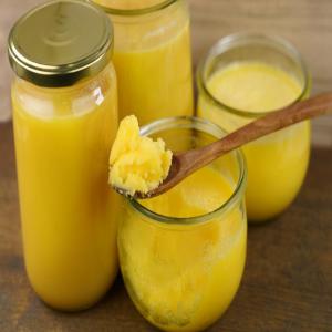 Pure Cow Butter Ghee (Anhydrous Milk Fat) - other specifications physical & chemical specifications-----pure cow butter ghee--fat - 99.8% min--moisture - 0.1% max--free fatty acids - 0.3% min--cooper - 0.05 p.p.m. max--iron - 0.2 p.p.m. max--peroxide value - 0.2 max--coliforms - absent in 1g--taste - clean,  bland--odours - no pronounced,  unclean or