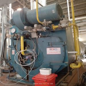 STEAM GENERATOR BRAND  BONO   5.000 KG/H - machinery equipment bono brand steam generator.--steam production 5, 000 kg/h at 25 bar. the machine is working. the price refers to the machine disconnected and loaded onto a truck