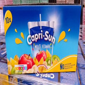 Capri-Sun Multivitamin 4 x 10 x 200 ml (04-2025) - boissons non alcolisée vendons plusieurs remorques complets capri-sun multi vitamin (uniquement),  4x10x200ml,  2673 pack par camion. --prx € 8, 75 départ hollande par pack. ----