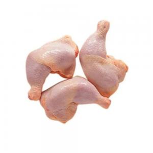 HALAL CHICKEN WHOLE LEG - GRADE A - meat and eggs chicken whole leg- 500-650gs storage at- minus 18 degrees celsius during transportation- minus 18c feather off / washed and cleaned & fresh - feather off washed & cleaned white skin (outer yellow skin off) moisture content- less than 3% no bad smell- black spots less than 1% no bruise - no excessive