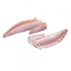 HALAL Chicken Wing Tip - meat and eggs chicken wing tip- 180 gr. to 300 gr. feather off/washed and cleaned- white skin only (outer yellow skin off)/ moisture content less than 3% no bad smell- black spot less than 1% / no bruising / no excessive blood or blood stains / broken bones less than 2%/no burns/no hair / no chemical burns/ drain