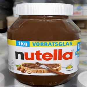 NUTELLA 1 KG - produits sucrés nutella 1kg origine allemagne--ean  3017620425035 (ean/ean-13)--dlc 02/2025--6 pots par colis --98 colis par palette --total 20 palettes --prix 5, 85 € exw marseille