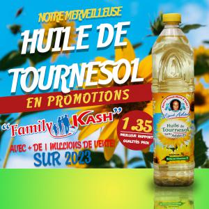 HUILE DE TOURNESOL  - huiles producteur et distributeurs  huile de tournesol tout format 1l /3l/5l prix par palette depart nos entrepots parisien--1.29 € et par camion complet 1.25€ palette +55crts de 15bt de 1l