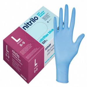 Des gants médicaux disponibles .