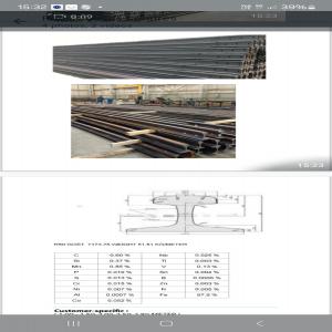 Rails usagés  - métaux nous disposons de plus de 300000mt de rails usagés en arabie saoudite. prix 245$/tonne --règlement -lc