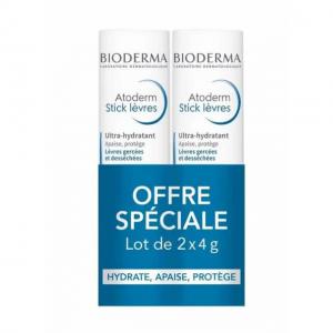 ATODERM Stick lèvre - hygiene entretien atoderm stick lèvre - lot de 2 2x4 g disponible en gros.  --