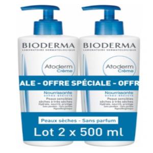 Atoderm Crème Ultra lot de 2x500ml - hygiene entretien atoderm crème ultra lot de 2x500ml disponible en gros à prix bas. contactez-moi par whatsapp--code ean -  3701129805824