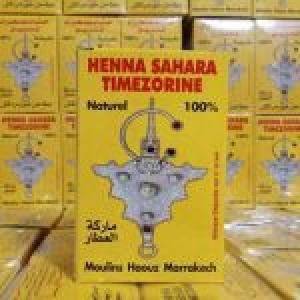 HENNE SAHARA TIMEZORINE - épices aromates henna sahara timezorine est une henné naturelle,  100 % pure,  reconnue pour sa qualité exceptionnelle et ses origines authentiques. cultivée et récoltée dans les régions désertiques du sahara marocain,  cette henné est prisée pour sa fines