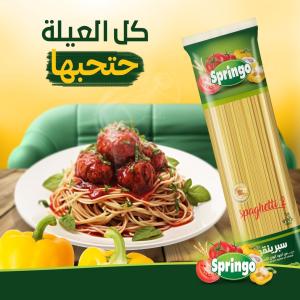 Spaghetti fabriqué à partir du meilleur blé d - féculents  springo pasta   conçue pour l'excellence----notre pâte est fabriquée à partir d un mélange soigneusement sélectionné de blé dur,  reconnu pour sa teneur élevée en protéines,  garantissant une qualité et un goût s