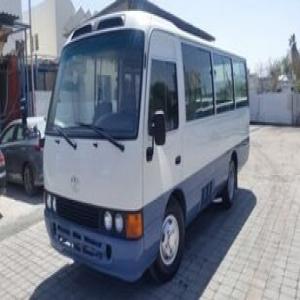 TOYOTA COASTER D'OCCASION - transport transit logistique toyota coaster d'occasion - annee 2015 - diesel  ou essence - boîte manuelle - 25/30 places ---excellent etat - livraison tous ports -