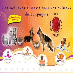  croquette pour chat chien et poisson - aliments pour animaux nous sommes une société marocain leader sur le marché national qui produisons et commercialisons des aliments pour chiens et chats de grande qualité. nos 4 principales marques sont happy dog,  canin extra,  happy cat et happy fish qui comprennent des produits de caté