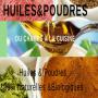 poudre et huiles naturelles