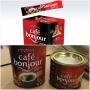 café moulu 2g,  50g & 200g