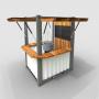 kiosque pour commerce fixe ou ambulant