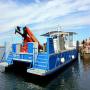 bateaux de pêche,  catamarans pour fermes aquacole