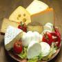 mozzarella et divers types de fromages italiens