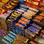 snickers,  kit kat,  malteasers,  bounty,  nutella 