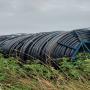 bobines de tuyau d'irrigation en polyethylene.